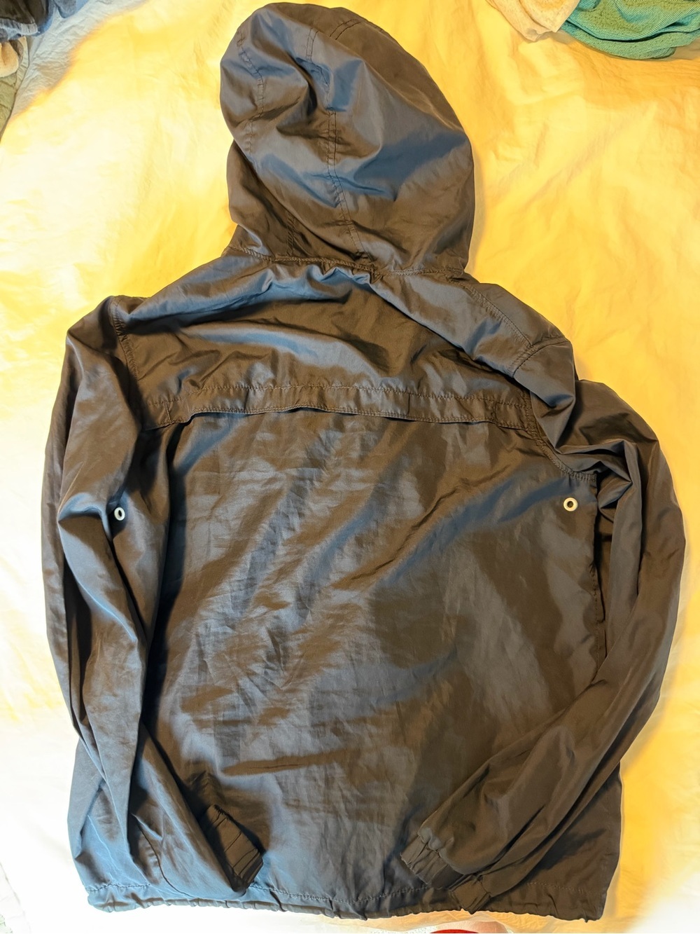 Old Navy Hooded Windbreaker Jacket Men’s Small Navy Blue - Picture 2 of 3